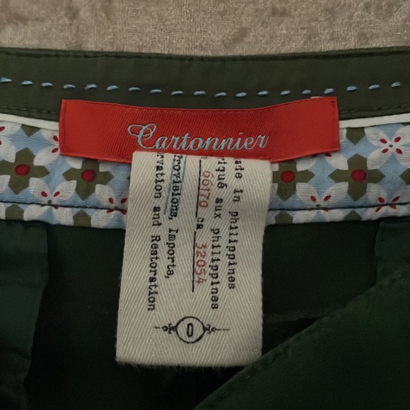 Cartonnier greeeeeen trousers / size 0 - Picture 2 of 4